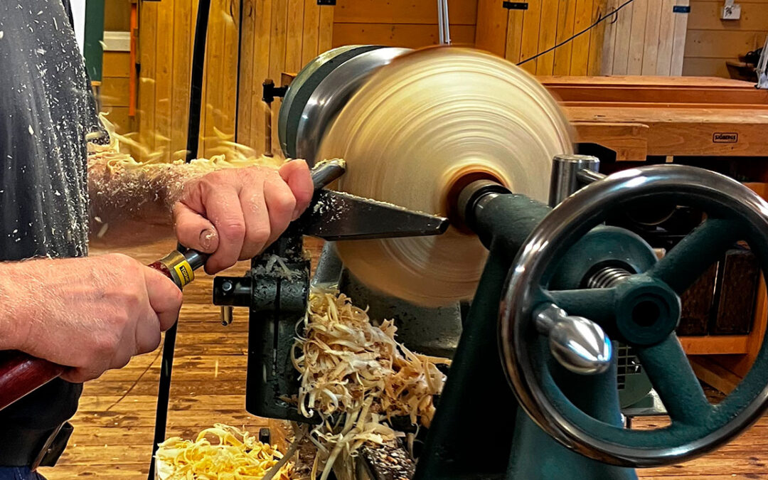 Trædrejning i frisk træ