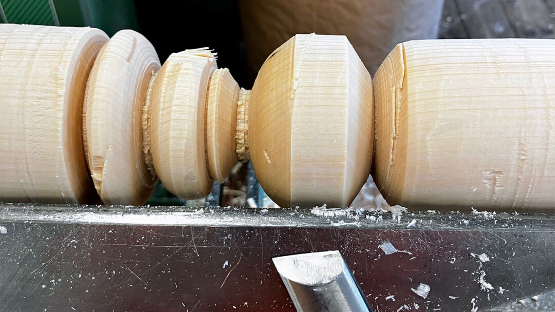 Trædrejekursus på Säterglantan