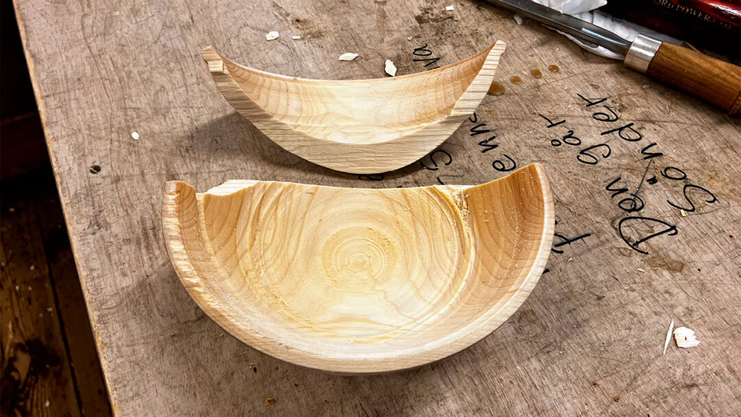 Ups - Trædrejekursus på Säterglantan